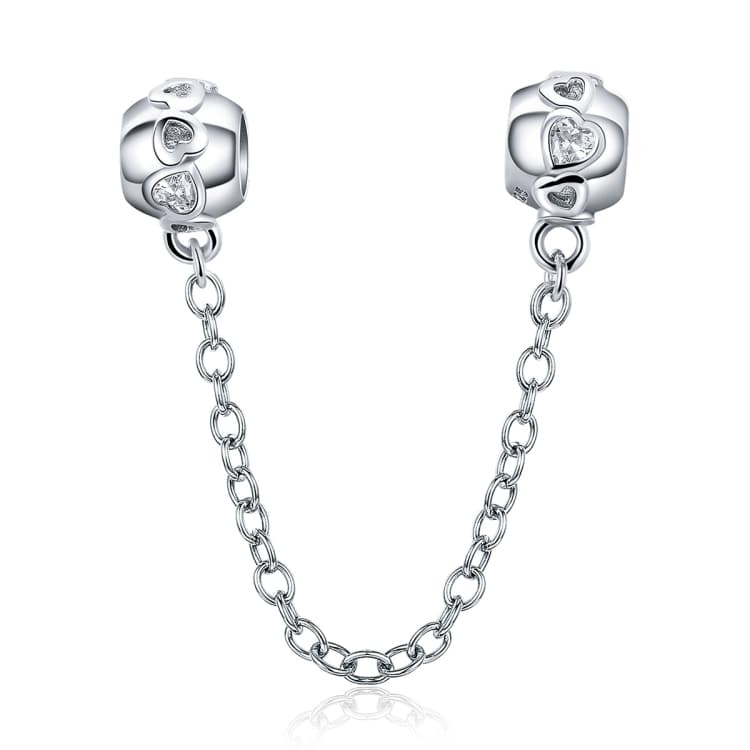 S925 Sterling Silver Little Cute Personality All-match Safety Chain - Immagine 1