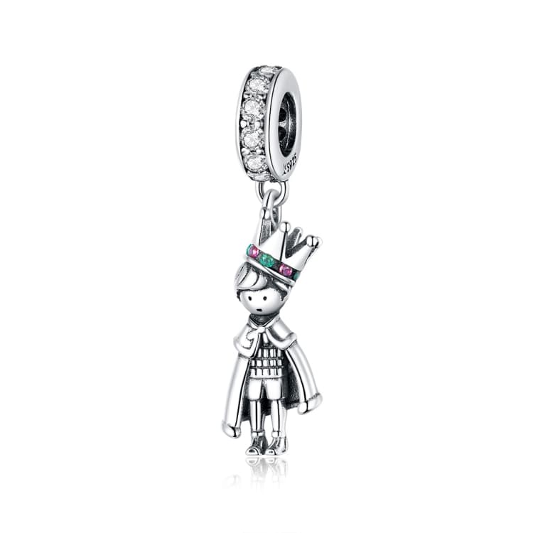 Ciondolo Oceano Principe in Argento S925 per Bracciale e Collana Fai da Te - Immagine 1