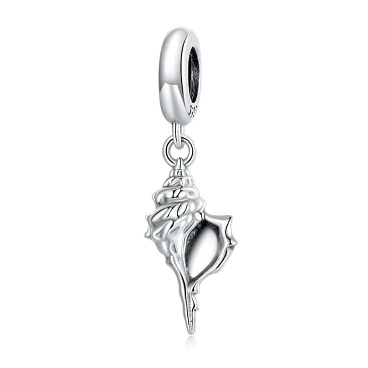 Ciondolo Conchiglia in Argento Sterling S925 per Bracciale Fai-da-te Accessori Collana - Immagine 1