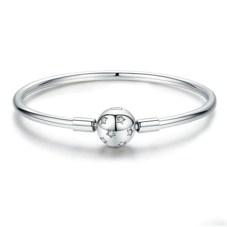 Bracciale a perline fai da te con stella in argento sterling S925 - Immagine 1