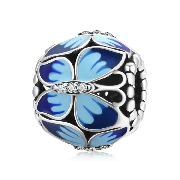 Accessori per bracciale e collana fai da te con perline farfalla vintage in argento sterling S925 - Immagine 1