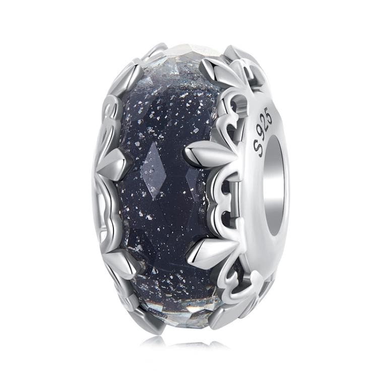 S925 Sterling Silver Vintage Iris Glass Beads DIY Beads(BSC1077) - Immagine 1
