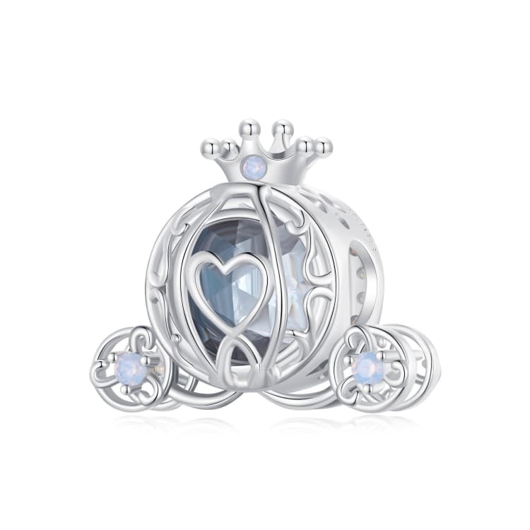 SCC2534 Collana in argento 925 con ciondolo accessori per bracciale fai da te perline magiche di zucca di Carnevale - Immagine 1