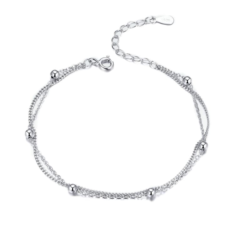 Bracciale in Argento Sterling S925 per Donna Gioielli Placcati Platino Bracciale Argento - Immagine 1