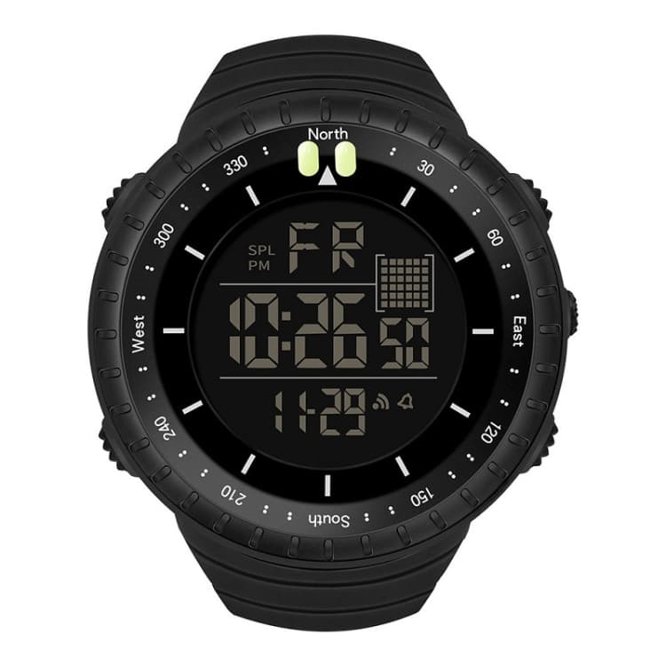 SYNOKE 9648-B Men Outdoor Waterproof Luminous Sports Electronic Watch(Black) - Immagine 1