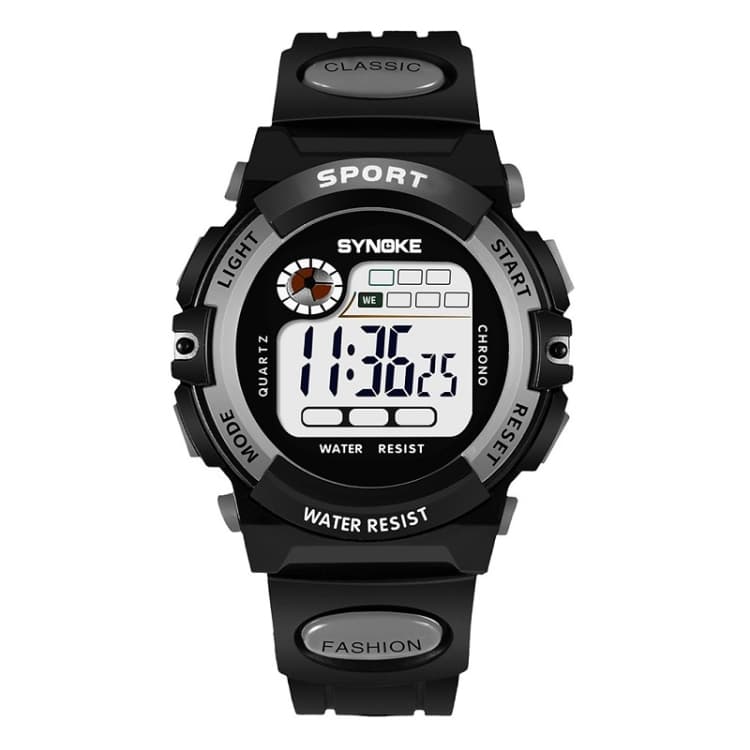 SYNOKE 99269 Children Sports Waterproof Digital Watch, Colour: Large (Gray) - Immagine 1