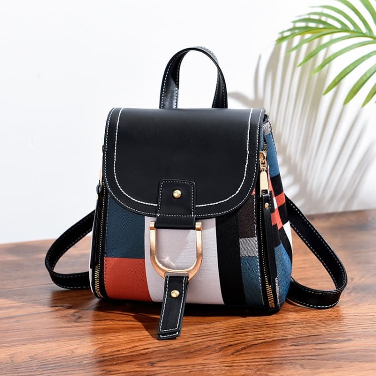 TFZ 959 PU Soft Leather Ladies Backpack(Black) - Immagine 1
