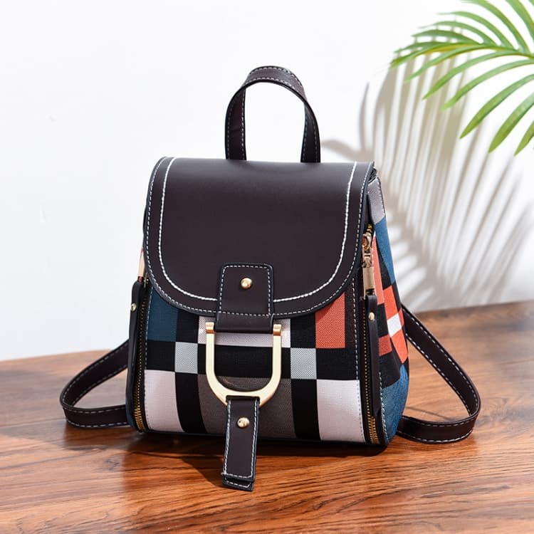 TFZ 959 PU Soft Leather Ladies Backpack(Coffee) - Immagine 1