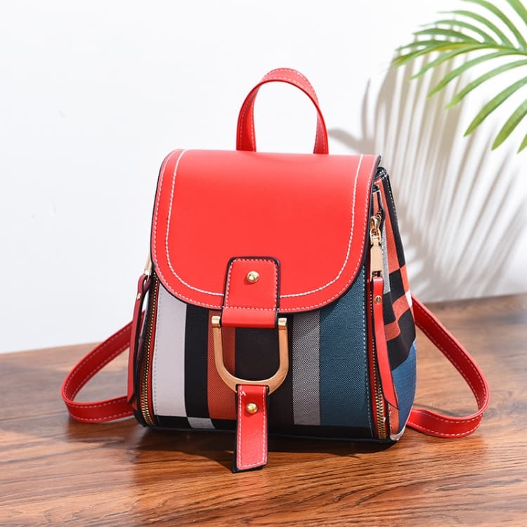TFZ 959 PU Soft Leather Ladies Backpack(Red Wine) - Immagine 1
