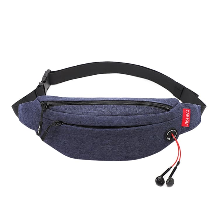 TINYAT T2003 Outdoor Sports Nylon Waterproof Mobile Phone Waist Bags(Dark Blue) - Immagine 1