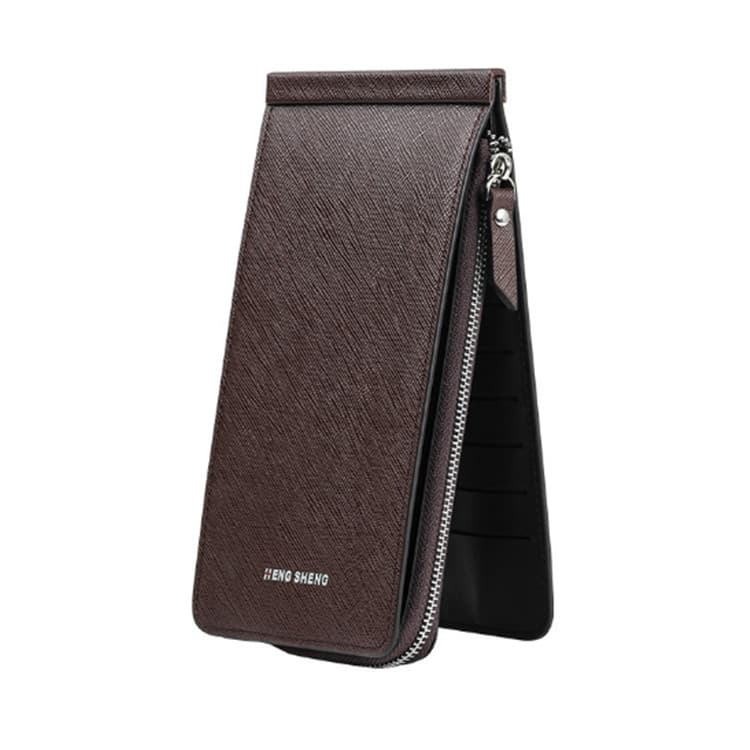 Ultra-thin Wallet Multi-card Position Multi-function Card Package Wallet(Coffee) - Immagine 1