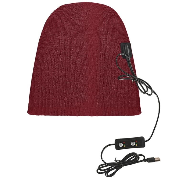Cappello lavorato a maglia riscaldato elettrico USB antivento e caldo - Immagine 1