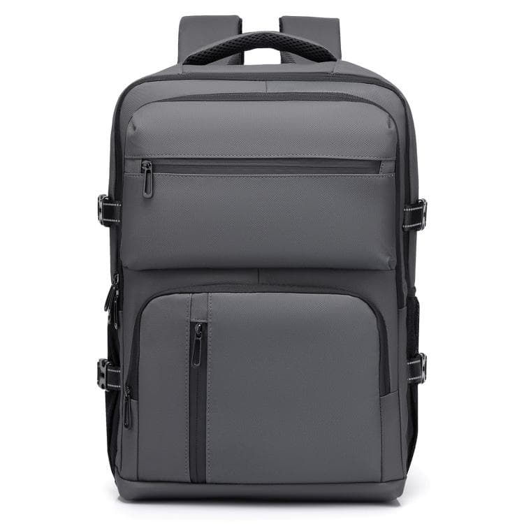 WEIXIEER B927 Men Minimalist Large-Capacity Backpack Waterproof Oxford Fabric Business Laptop Bag(Gray) - Immagine 1
