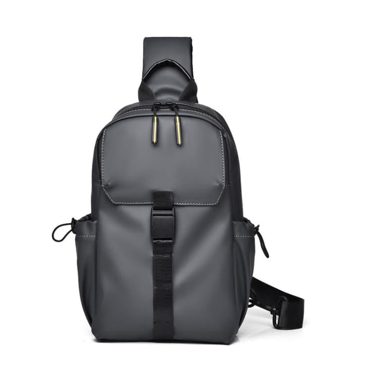 WEIXIER 2023 Large Capacity Crossbody Chest Bag Waterproof Cycling Sports Single Shoulder Packs(Gray) - Immagine 1