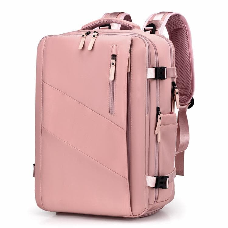 WEIXIER B695 Business Backpack Multi-Purpose Travel Bag Expandable Business Laptop Bag(Pink) - Immagine 1