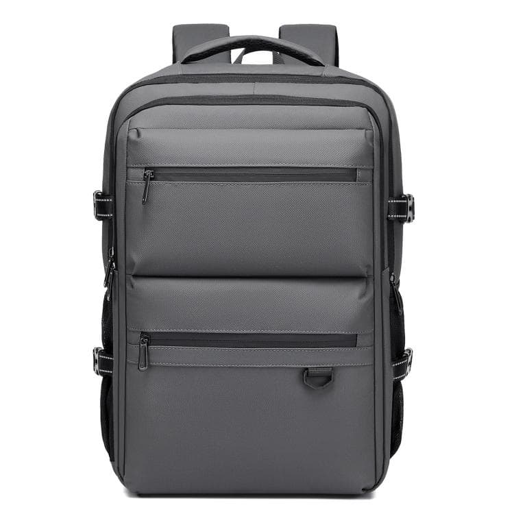WEIXIER B928 Men Large-Capacity Waterproof Oxford Fabric Laptop Backpack Multifunctional Travel Bag(Gray) - Immagine 1