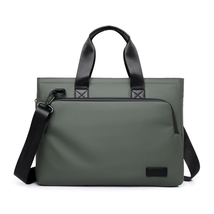 WEIXIER WD5667 Expandable Laptop Briefcase for Men 15.6 Inch Water Resistant Business Messenger Bag(Green) - Immagine 1