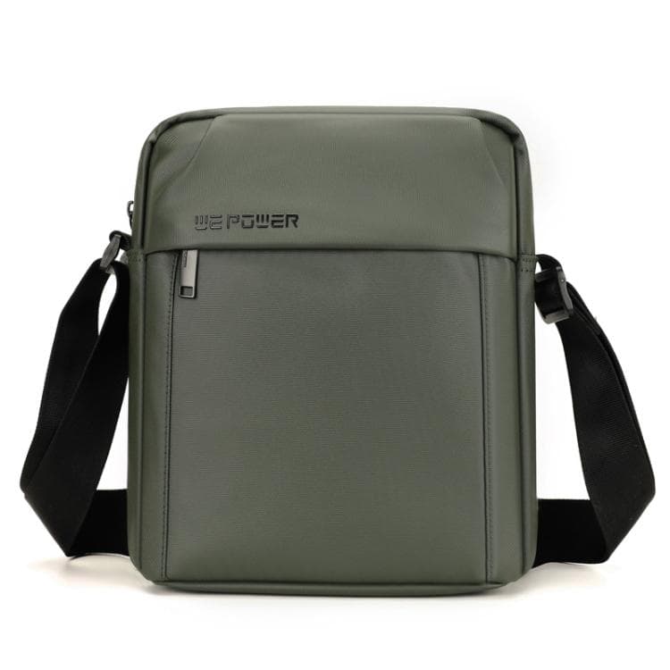 WEPOWER Men Messenger Bag Large Capacity Leisure Shoulder Bag For Travel Commuting(Amry Green) - Immagine 1