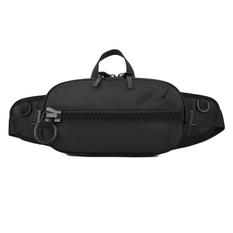 WEPOWER Men Sports Waist Bag Simple Single Shoulder Satchel(Black) - Immagine 1