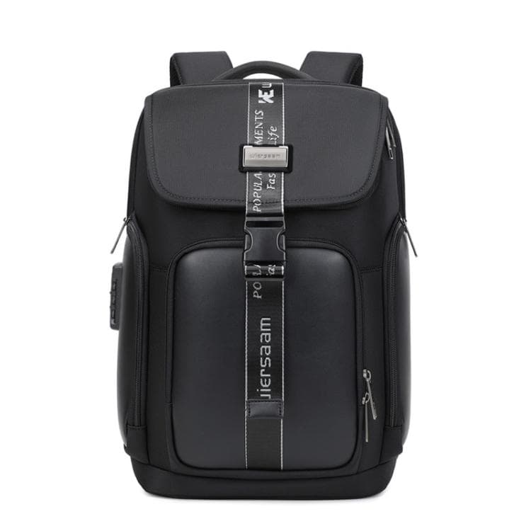 Wiersaam WY1200 Men Waterproof Anti-Theft Business Backpack Multiple Organizer Compartments(Black) - Immagine 1