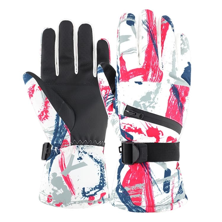 Winter Thermal Ski Gloves Outdoor Waterproof Velvet Gloves Thickening Touch Screen Motorcycle Gloves
