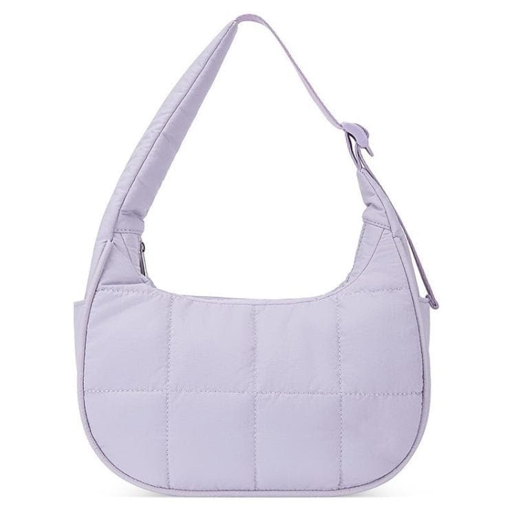 Women Single-shoulder Down Bag With Adjustable Shoulder Strap Handbag(Purple) - Immagine 1