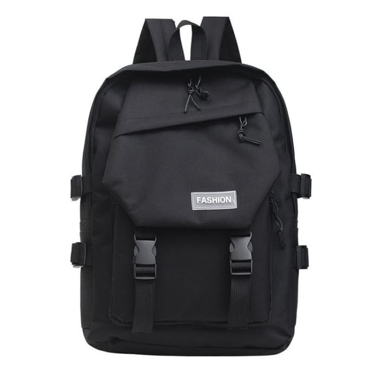 Women Student Schoolbag Harajuku Style Shoulder Backpacks(Black) - Immagine 1