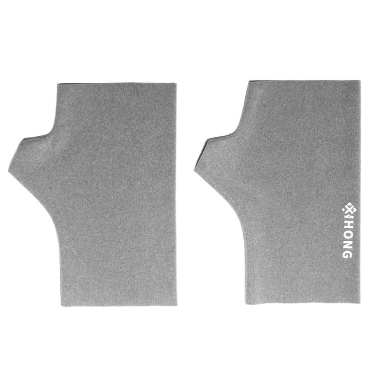 Guanti in flanella sottile invernali WST-41 per proteggere le unghie, specifica: muffole (grigio) - Immagine 1