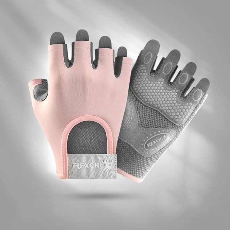 Guanti sportivi yoga antiscivolo, ammortizzanti, a mezzo dito, anti-callosità