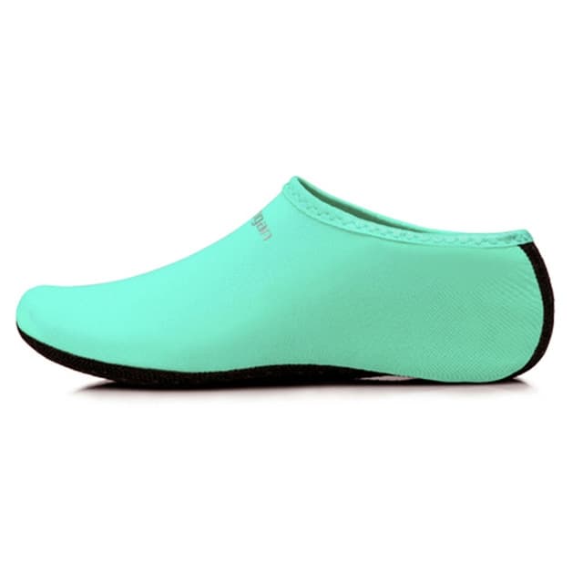 Yoogan Pair Unisex Outdoor Non-Slip Beach Socks for Swimming Diving Snorkeling, Shoe Size:S(33-34)(Lake Blue)