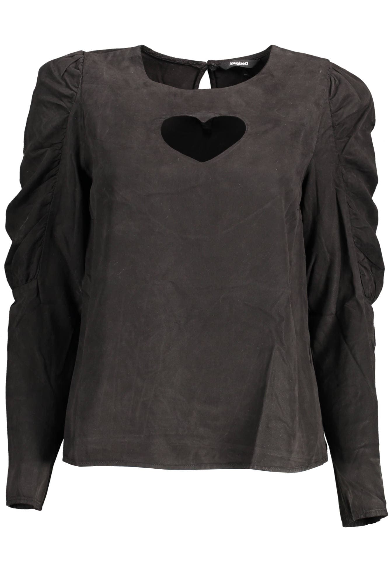 DESIGUAL CAMICIA MANICHE LUNGHE DONNA NERO - Immagine principale