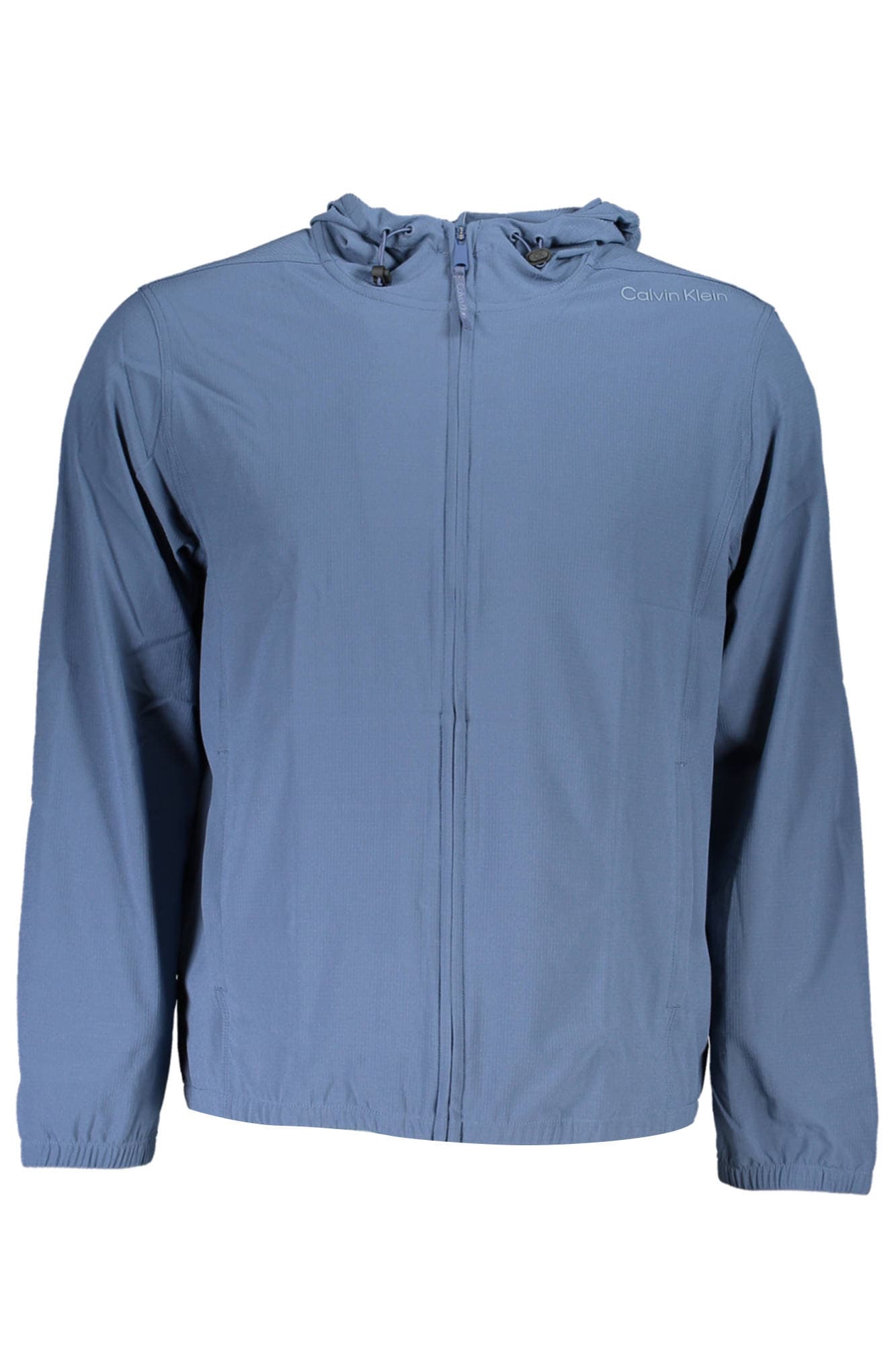 CALVIN KLEIN FELPA CON ZIP UOMO BLU - Immagine principale