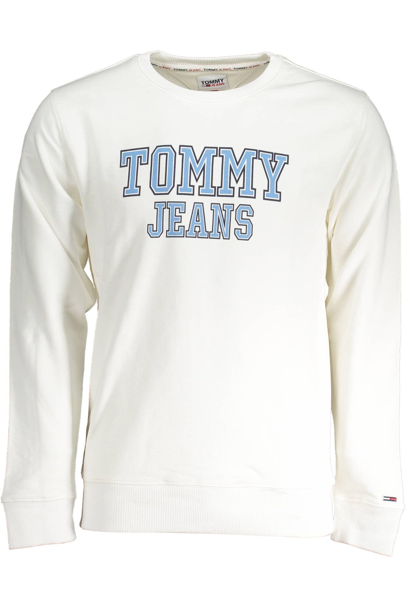 TOMMY HILFIGER FELPA SENZA ZIP UOMO BIANCO - Immagine principale