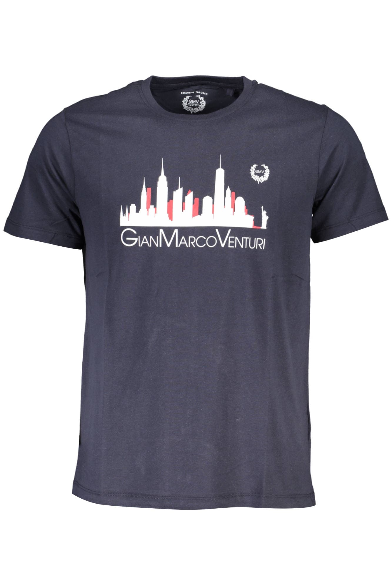 GIAN MARCO VENTURI T-SHIRT MANICHE CORTE UOMO BLU - Immagine principale