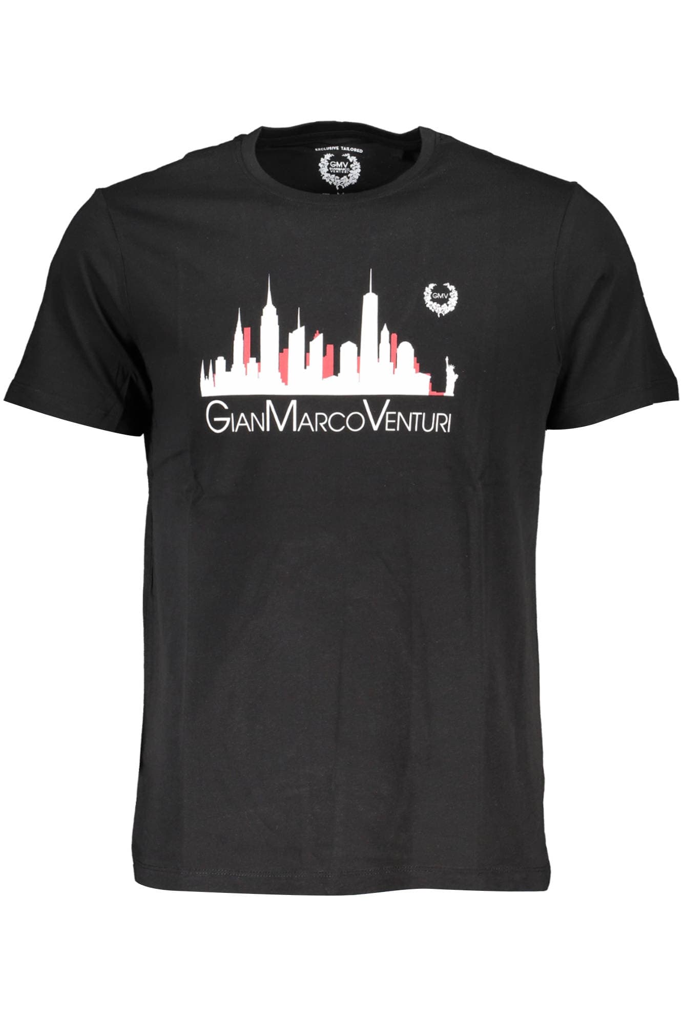 GIAN MARCO VENTURI T-SHIRT MANICHE CORTE UOMO NERO - Immagine principale