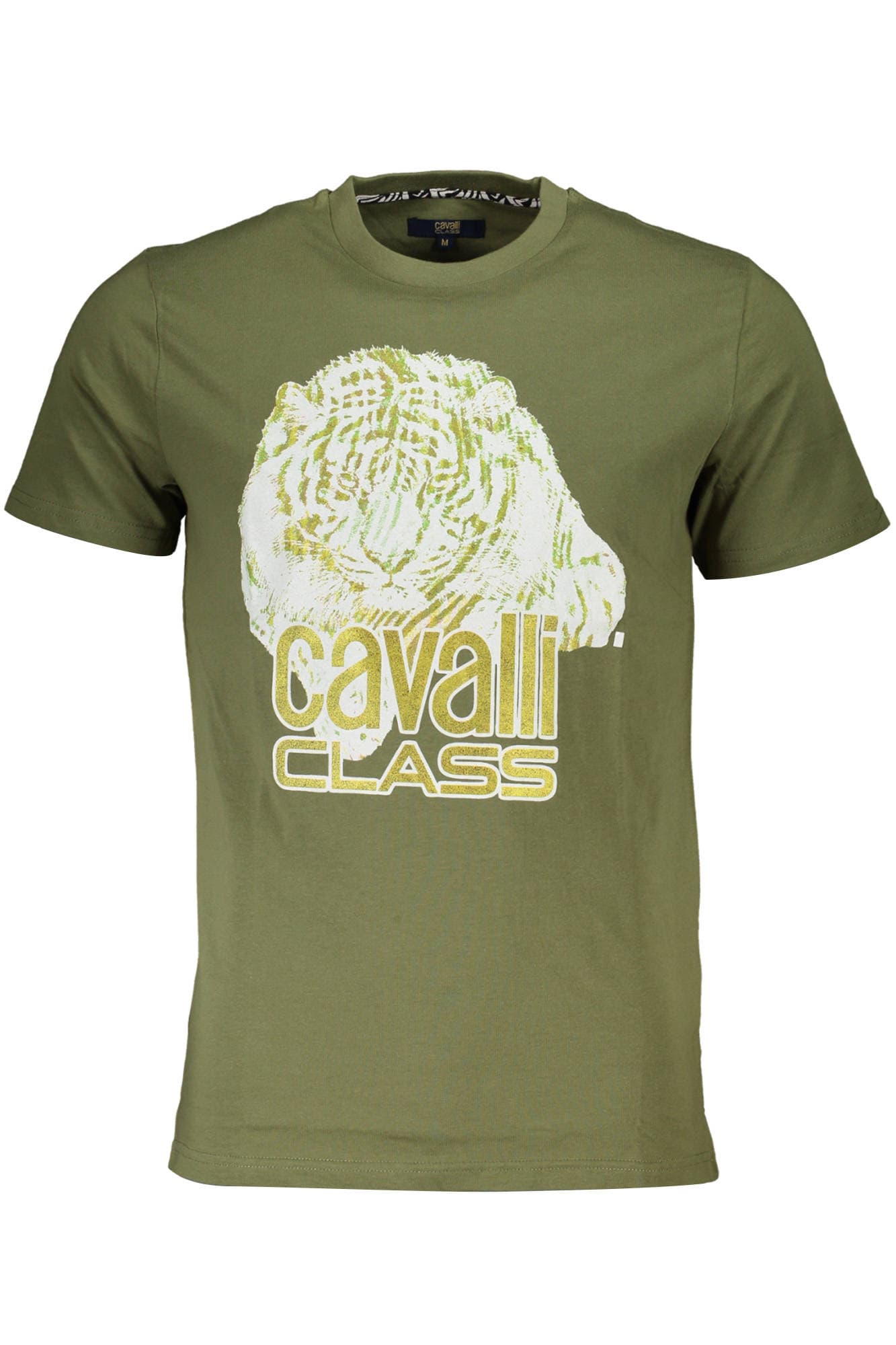 CAVALLI CLASS T-SHIRT MANICHE CORTE UOMO VERDE - Immagine principale