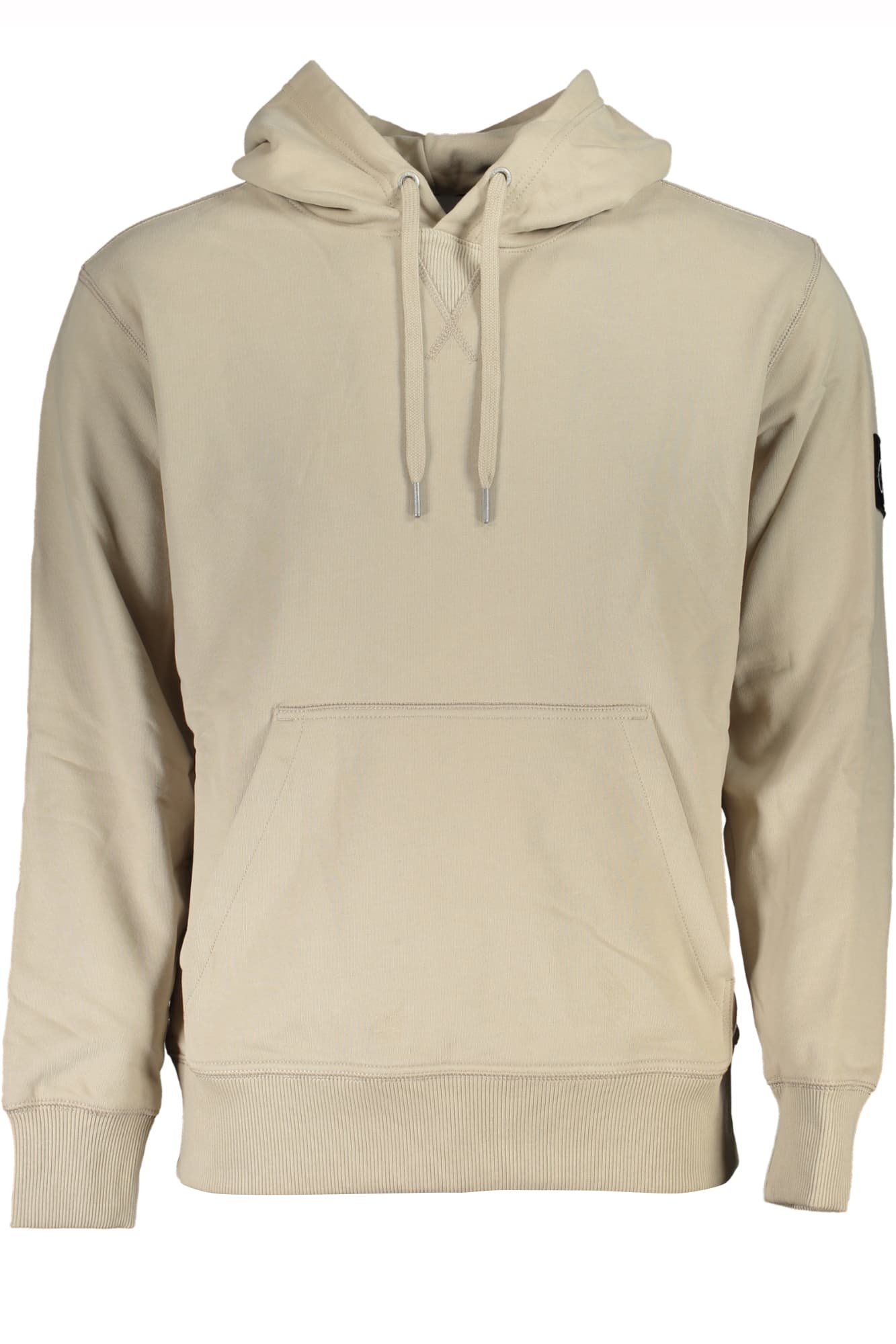 CALVIN KLEIN FELPA SENZA ZIP UOMO BEIGE - Immagine principale