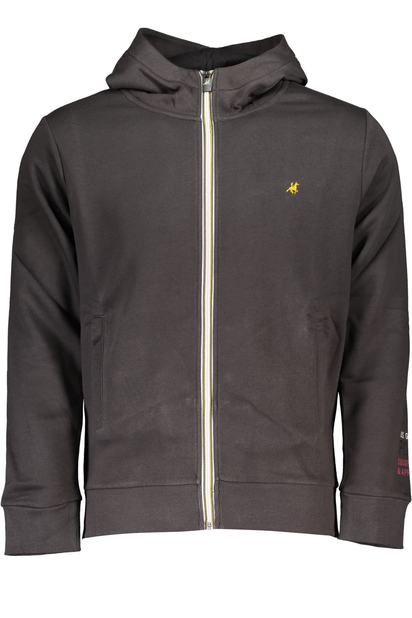 U.S. GRAND FELPA CON ZIP UOMO GRIGIO - Immagine principale