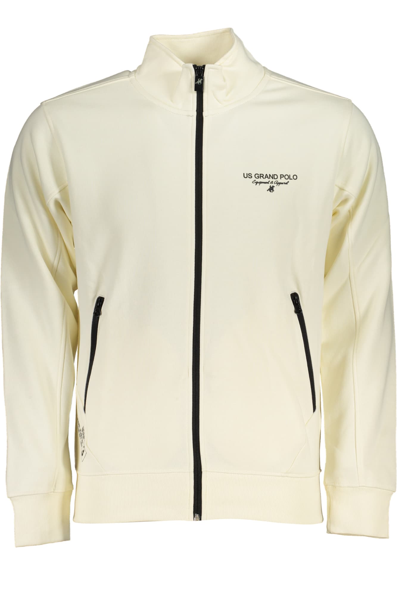 U.S. GRAND FELPA CON ZIP UOMO BIANCO - Immagine principale