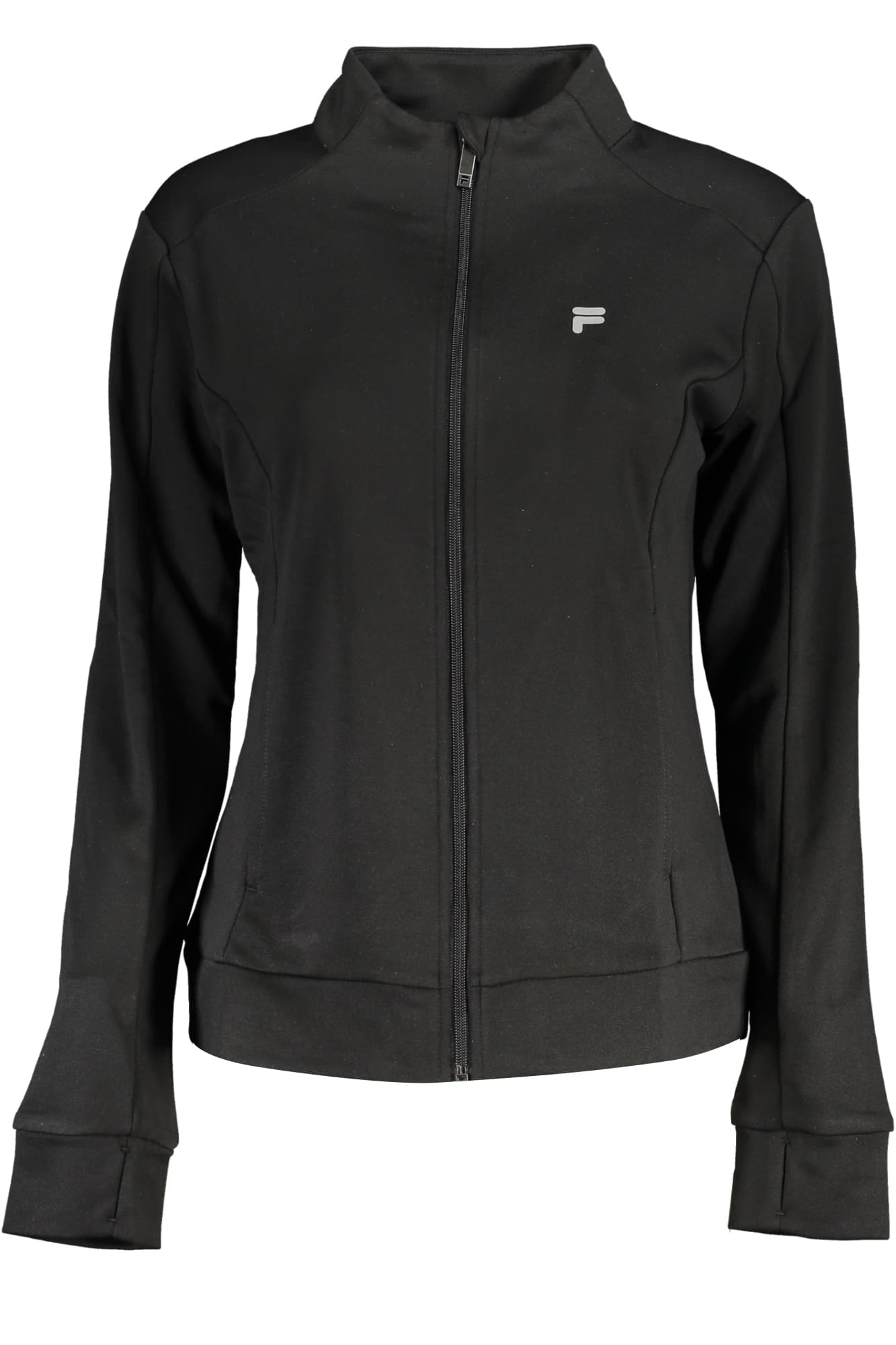 FILA FELPA CON ZIP DONNA NERO - Immagine principale