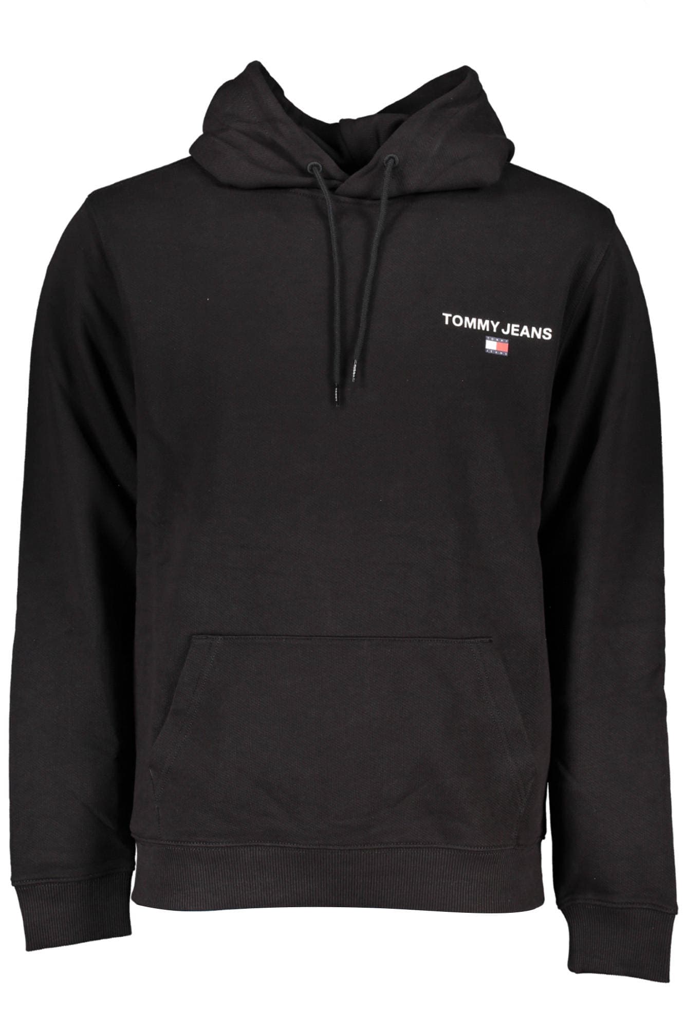 TOMMY HILFIGER FELPA SENZA ZIP UOMO NERO - Immagine principale