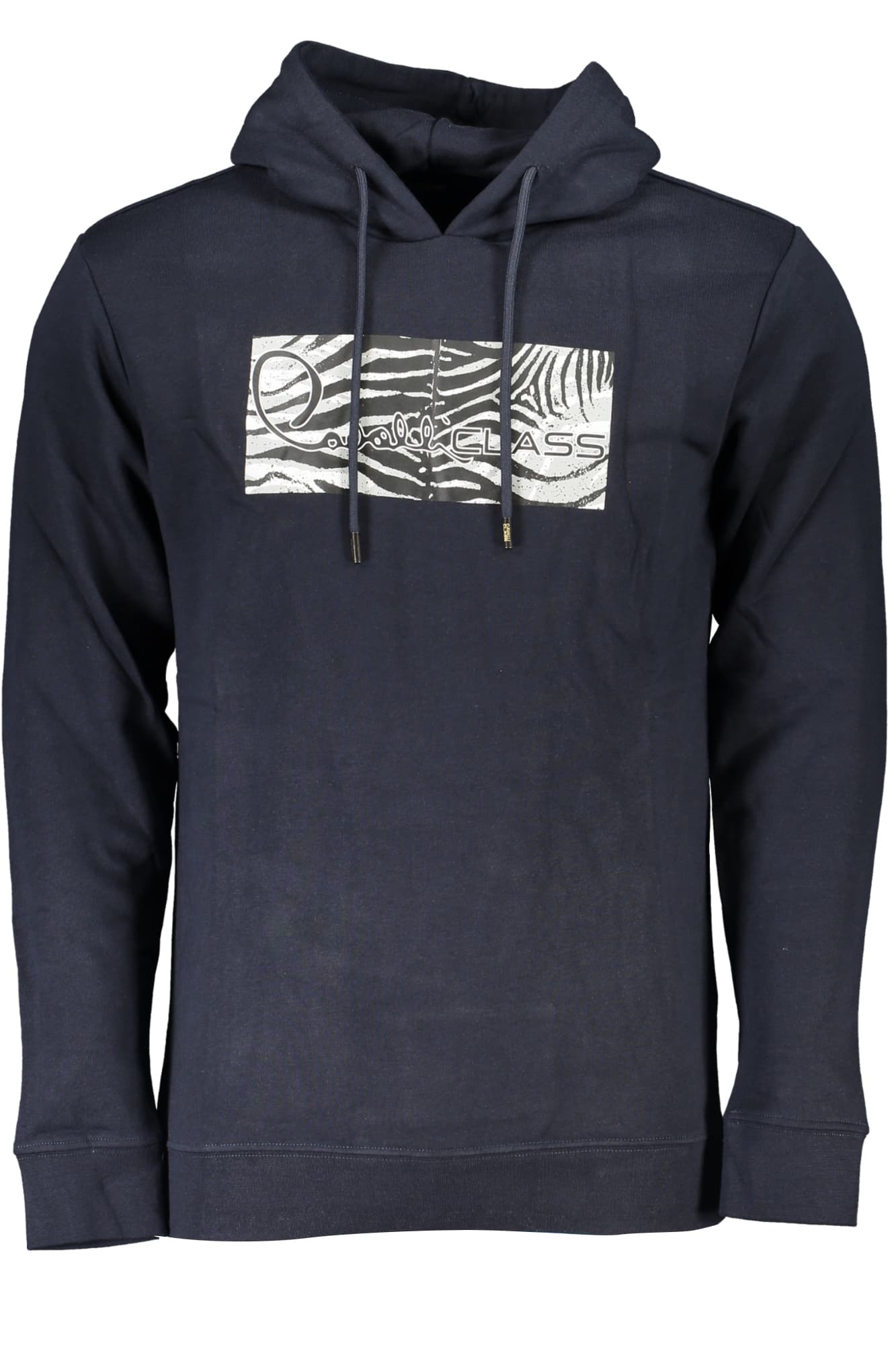CAVALLI CLASS FELPA SENZA ZIP UOMO BLU - Immagine principale