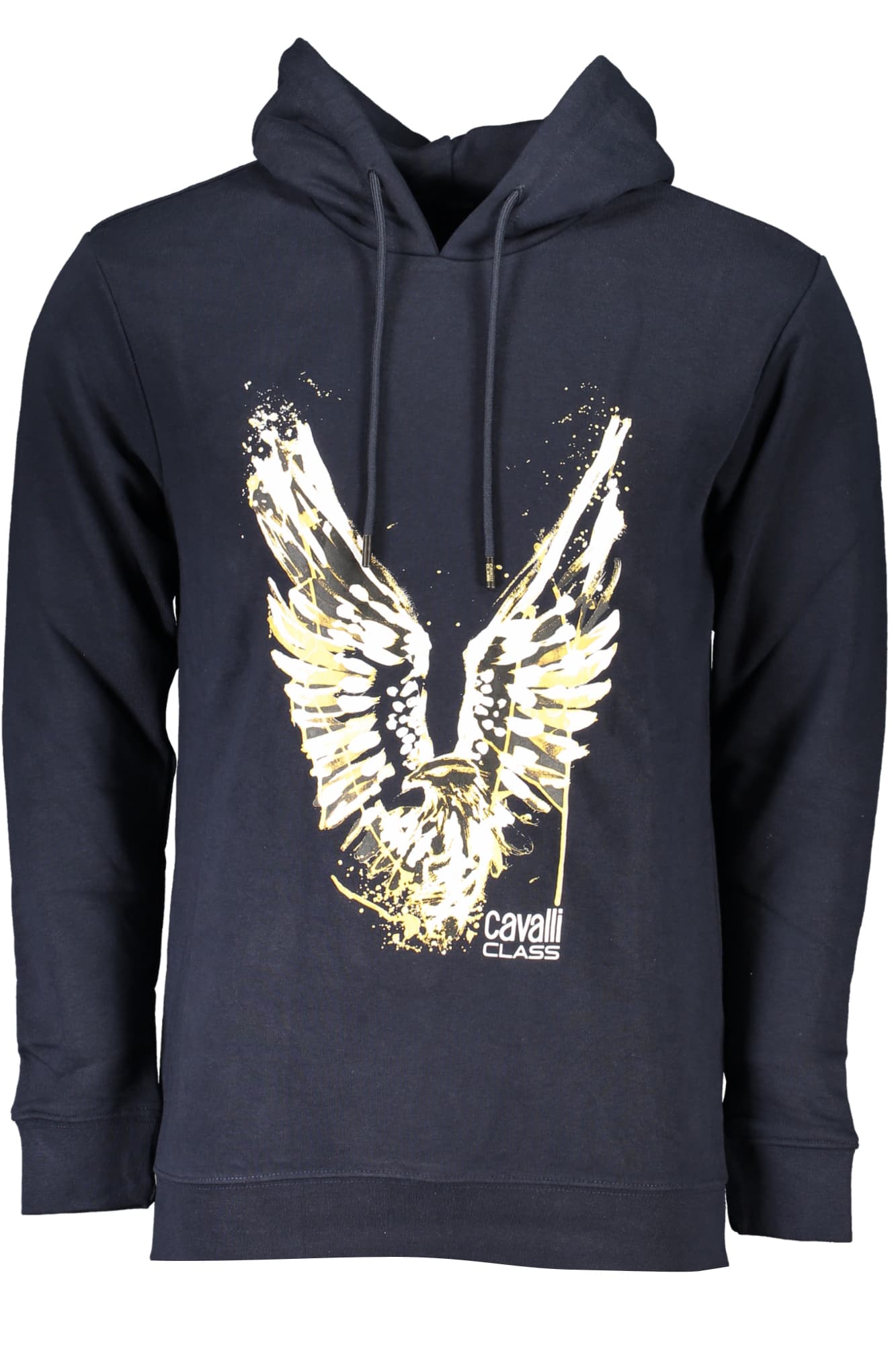 CAVALLI CLASS FELPA SENZA ZIP UOMO BLU - Immagine principale
