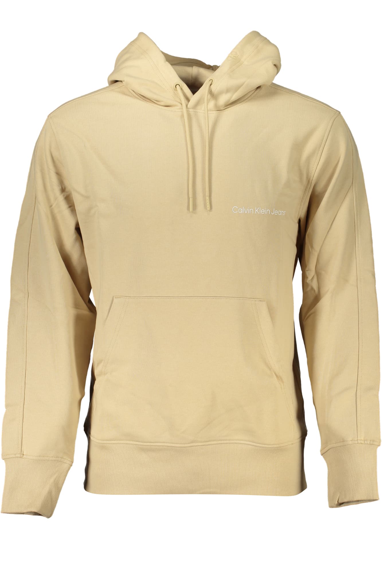 CALVIN KLEIN FELPA SENZA ZIP UOMO BEIGE - Immagine principale