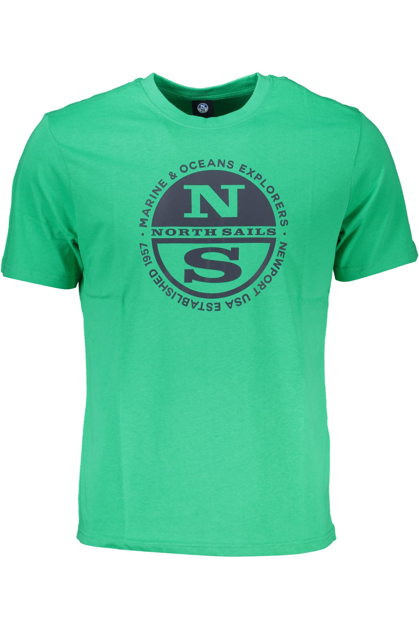 NORTH SAILS T-SHIRT MANICHE CORTE UOMO VERDE - Immagine 1