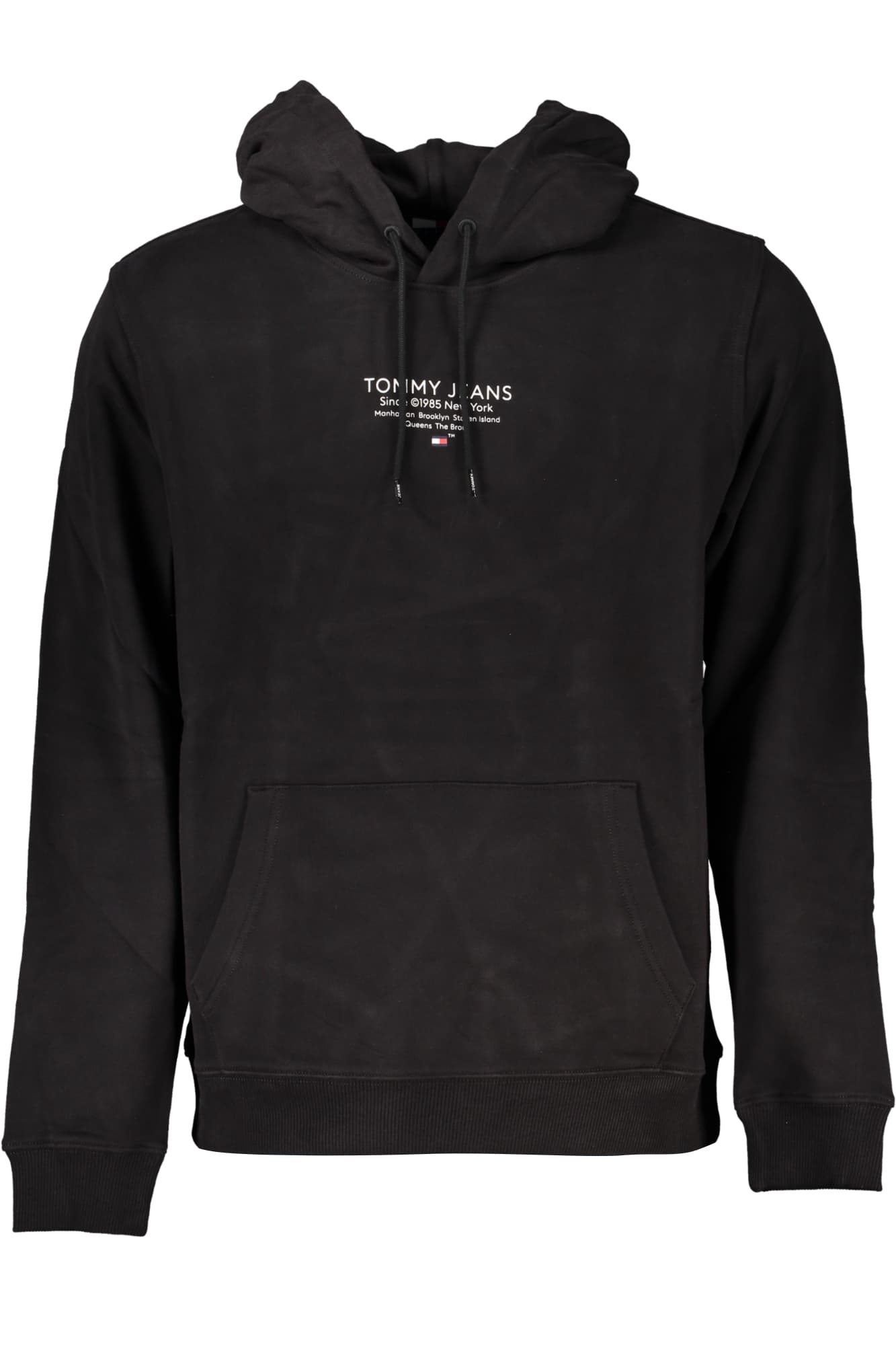 TOMMY HILFIGER FELPA SENZA ZIP UOMO NERO - Immagine principale