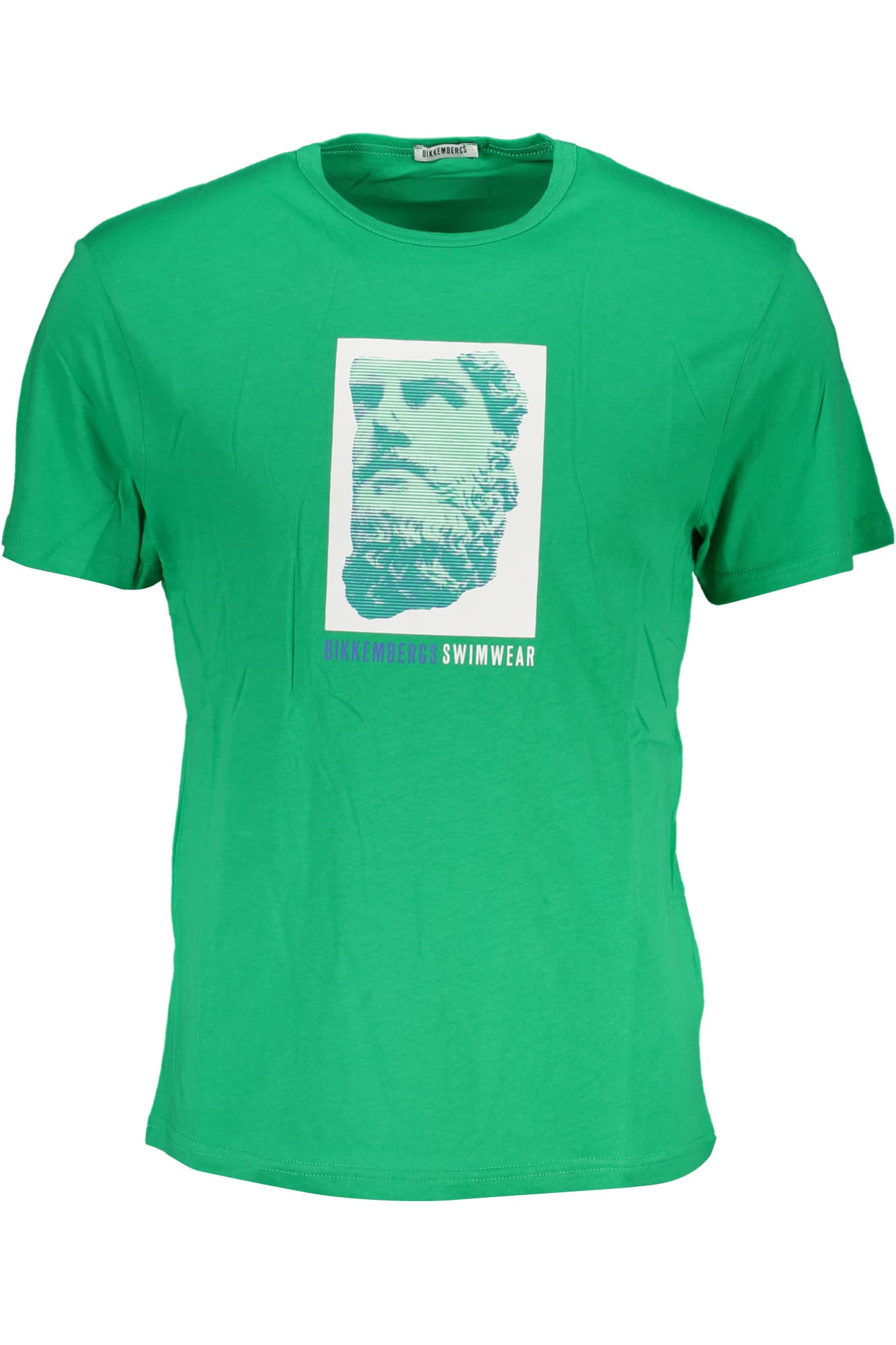BIKKEMBERGS T-SHIRT MANICHE CORTE UOMO VERDE - Immagine principale