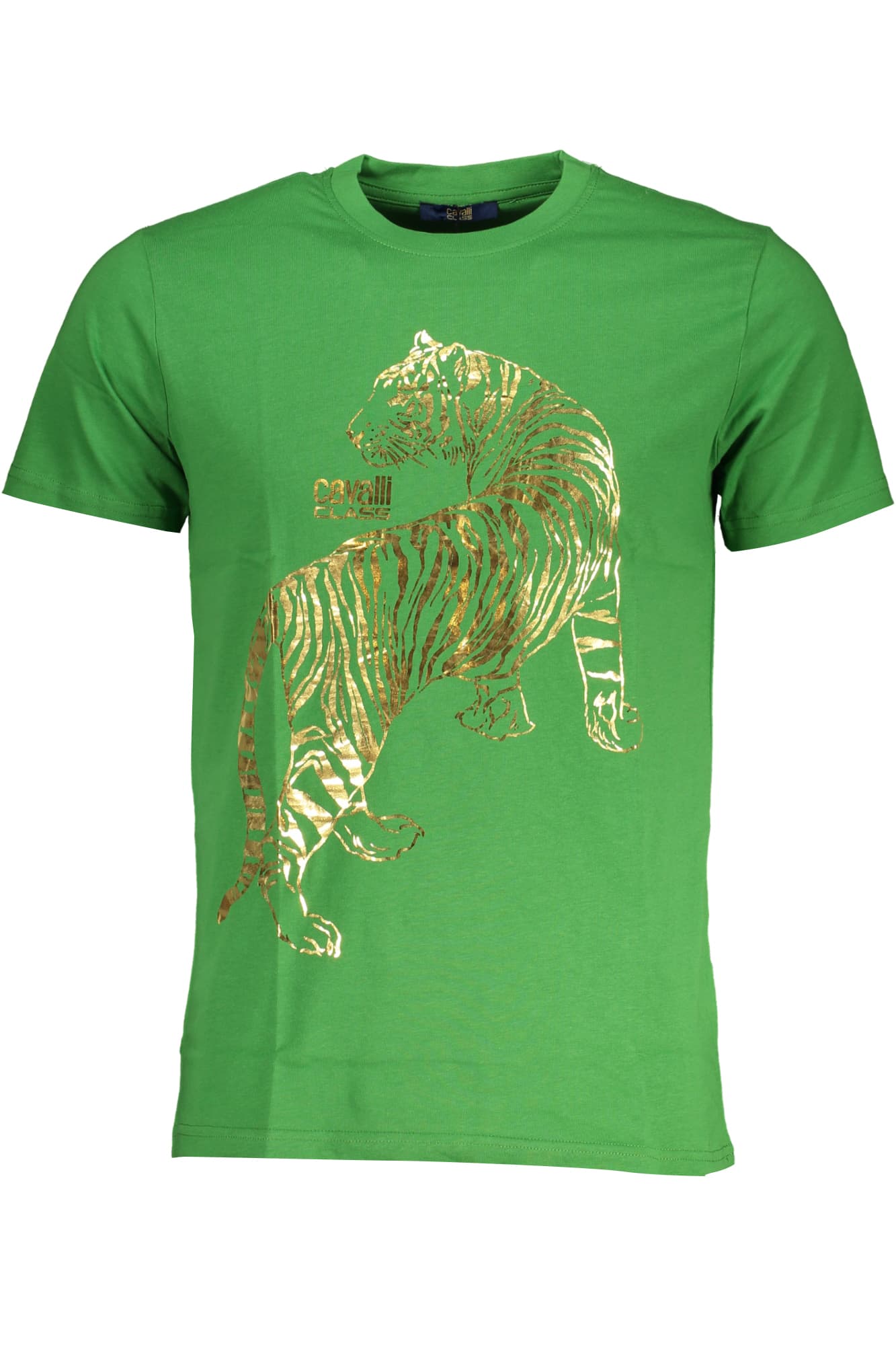 CAVALLI CLASS T-SHIRT MANICHE CORTE UOMO VERDE - Immagine principale