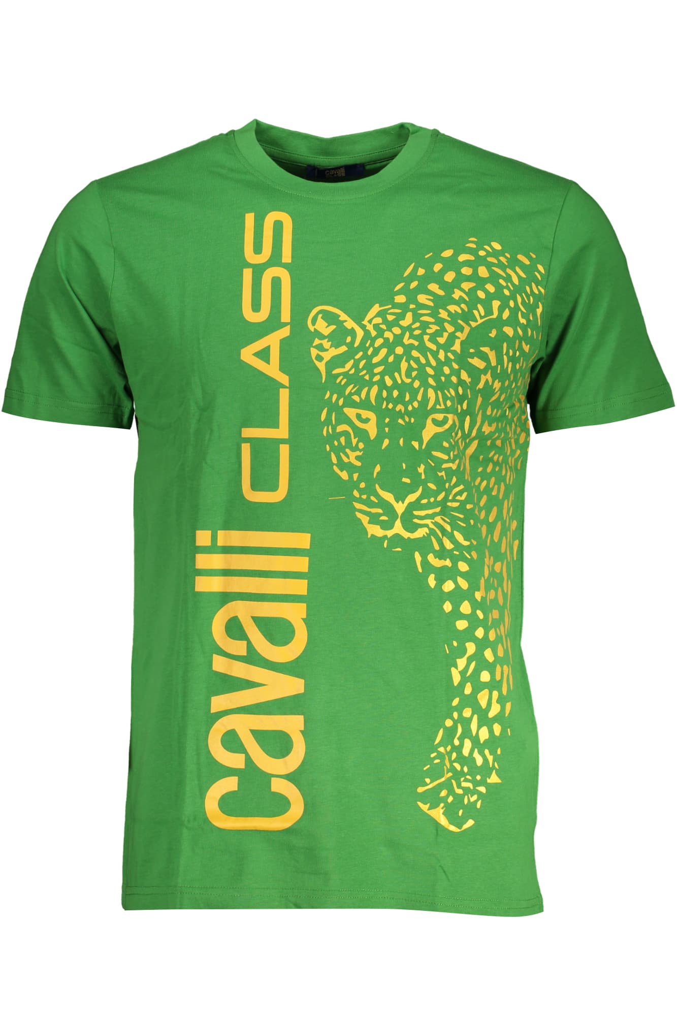 CAVALLI CLASS T-SHIRT MANICHE CORTE UOMO VERDE - Immagine 1