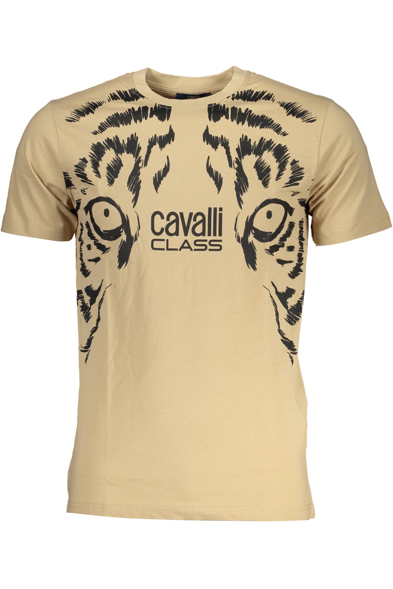 CAVALLI CLASS T-SHIRT MANICHE CORTE UOMO BEIGE - Immagine principale